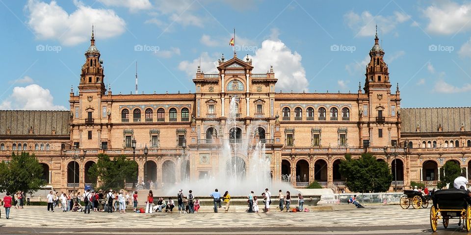 Plaza de espana, sevilla, spain