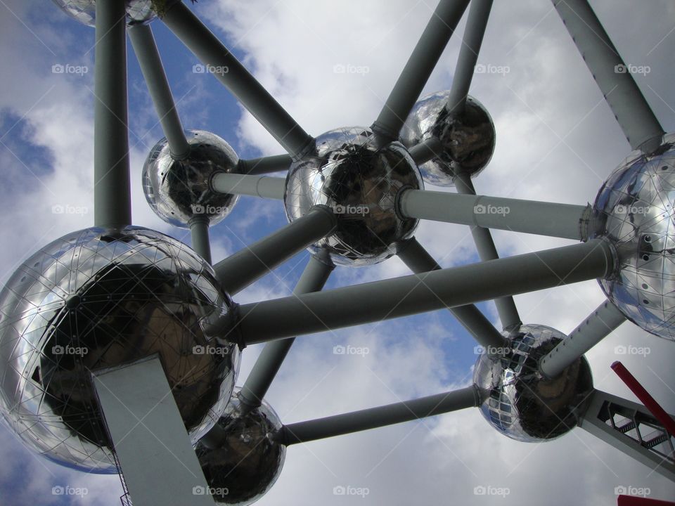 Atomium sculpture. 