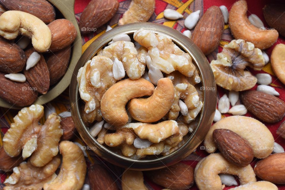 Nuts in a jar 