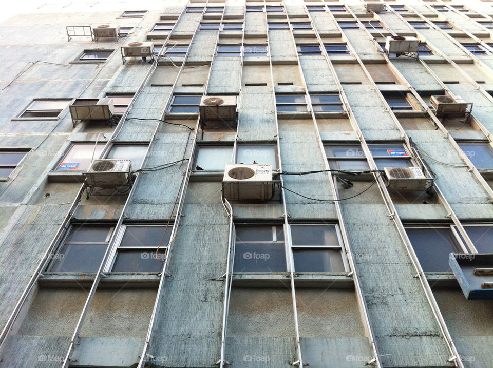 city wall windows building by moosh