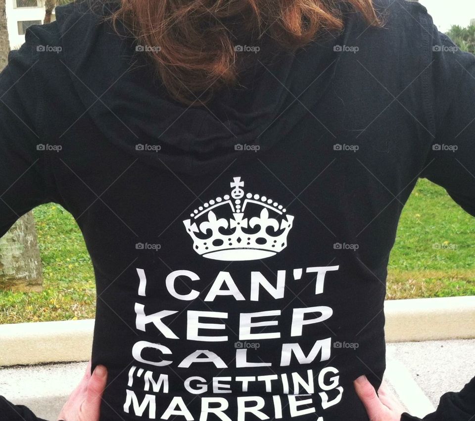 Marriage Sweater. I can't keep calm, I'm getting married