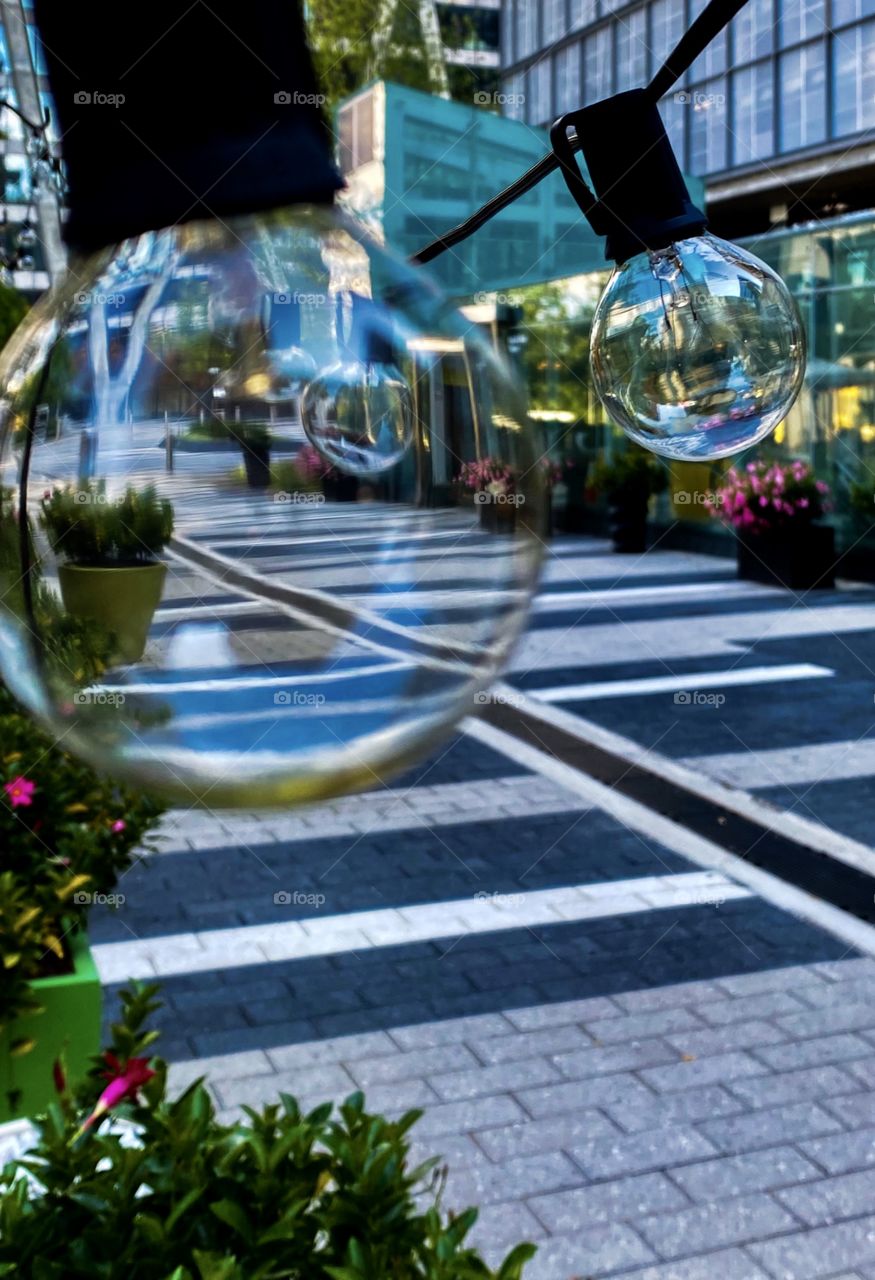 Crystal clear patio lights 