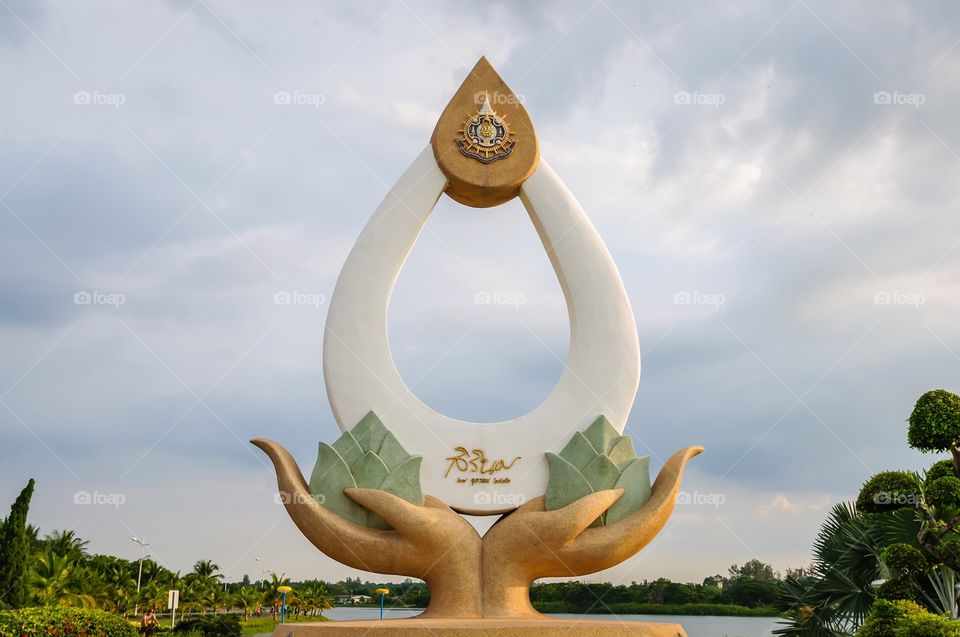 Public park in Nakhonratchasima, Thailand