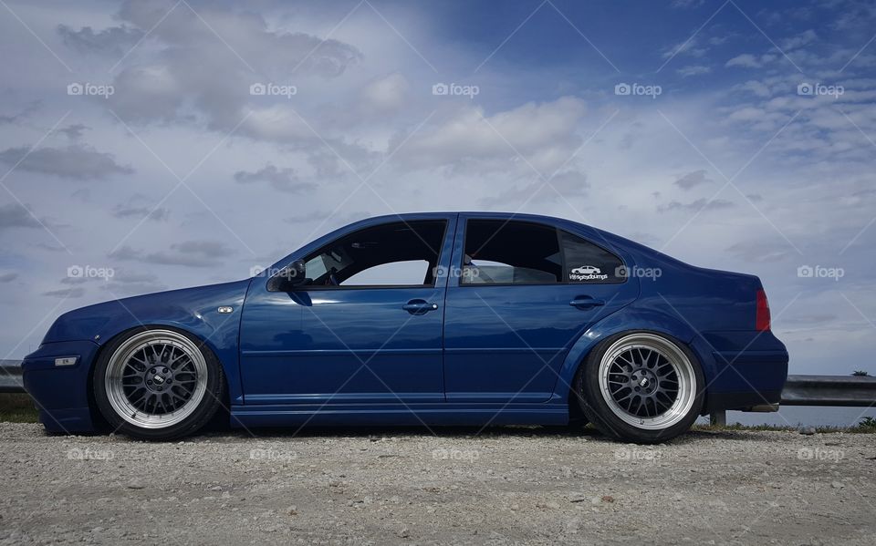 Bagged VW Jetta