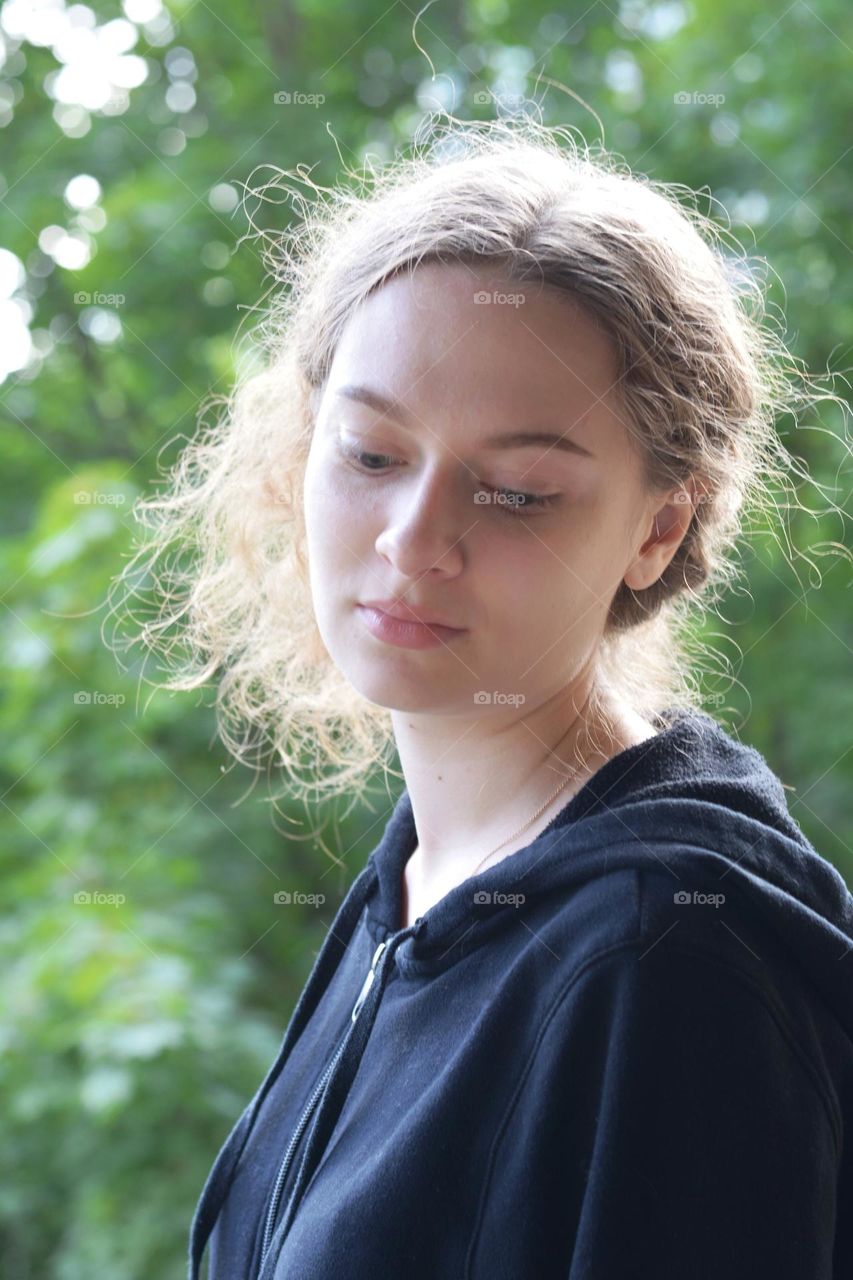 young girl beautiful portrait