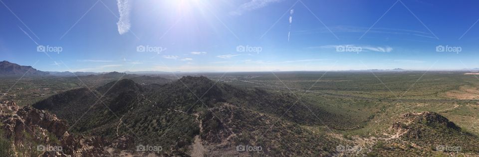 View from a hike to the peak of the Organ Needle in New Mexico.