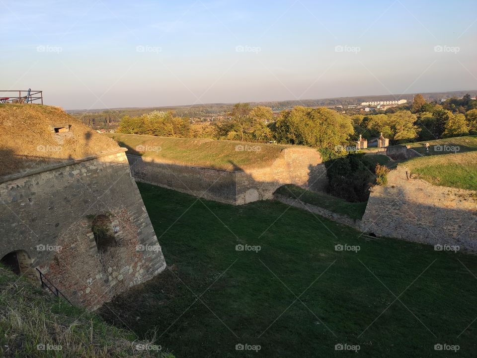 Novi Sad Petrovaradin fortress stone ramparts