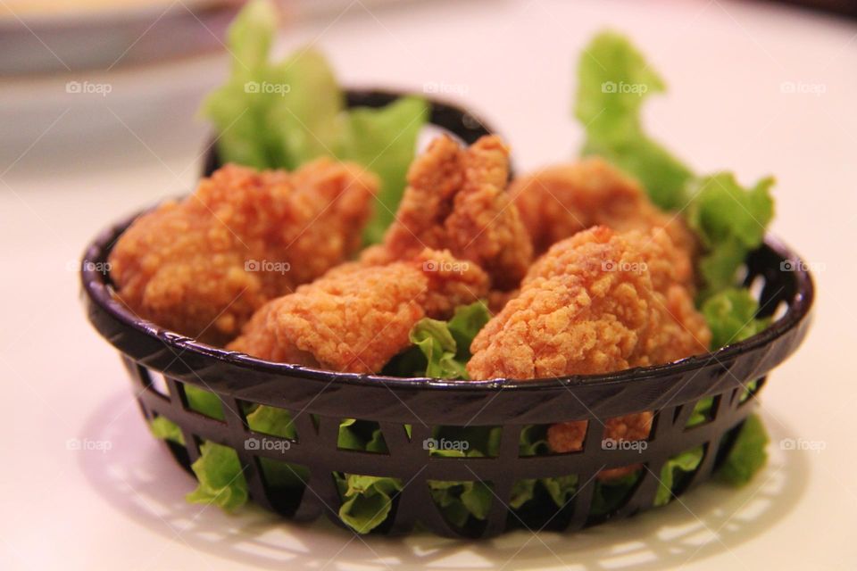 Delicious fried chicken meals