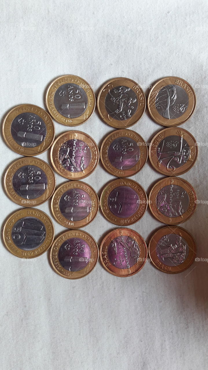 minha coleção de moedas de 1 real das olimpíadas