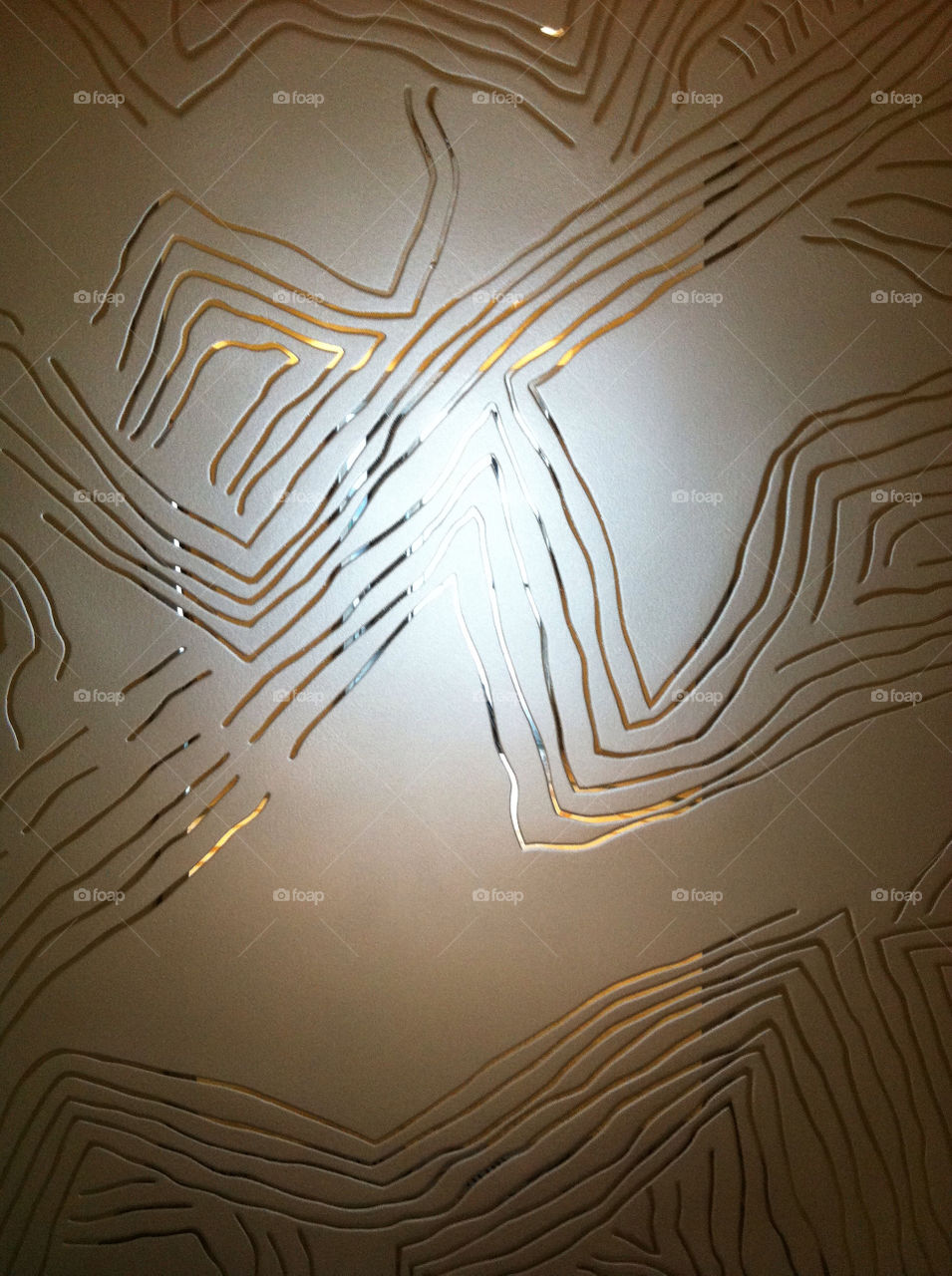 norway pattern glass abstract by greirik