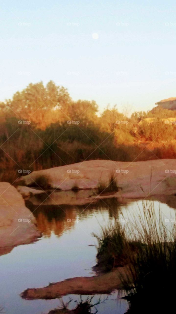 Wargnoun river in the region of Goulimine,Morocco