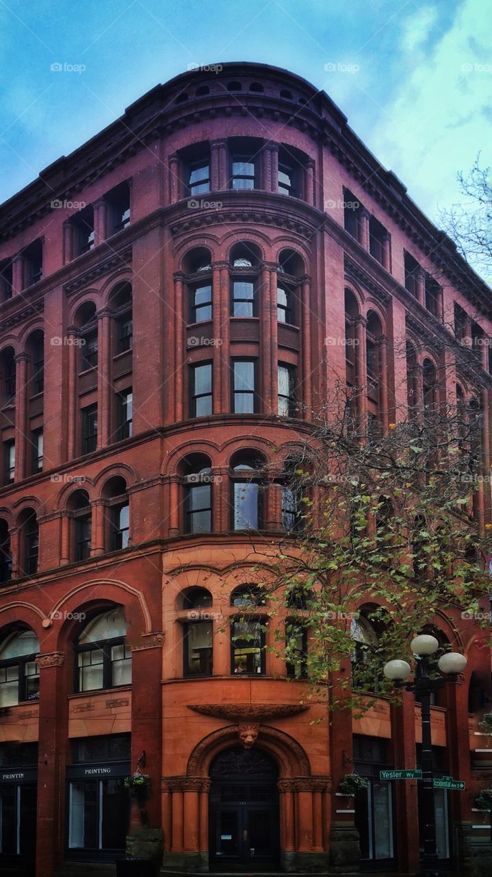 Pioneer Square Building near Occidental 