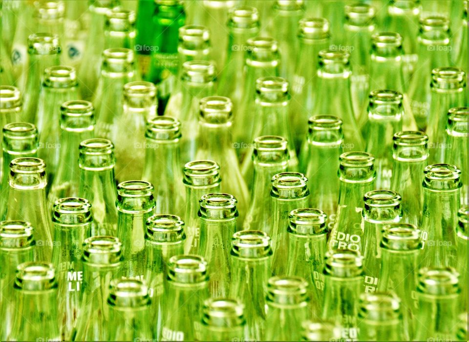 Green bottles