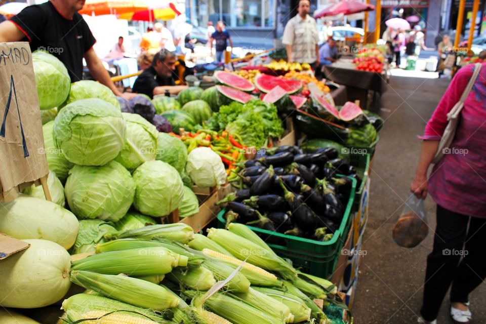 Farmers Market in Sarajevo 