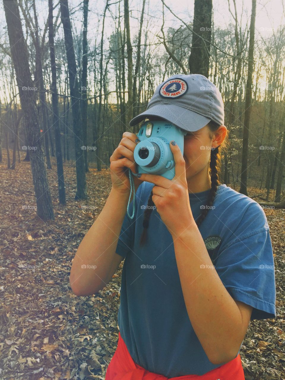Instax in the woods.