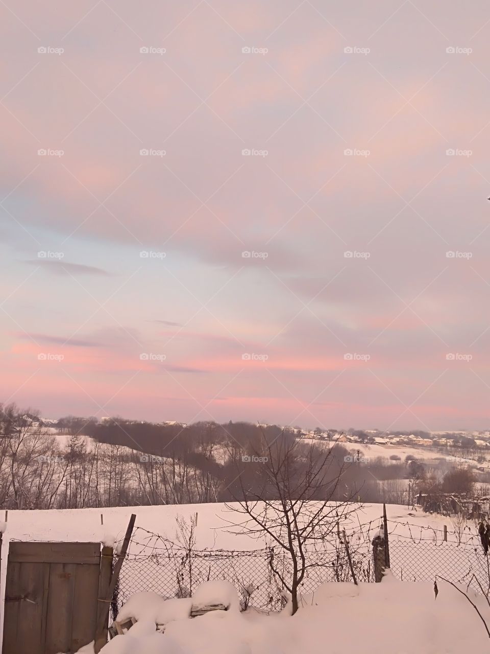 Morning sky on 1 December