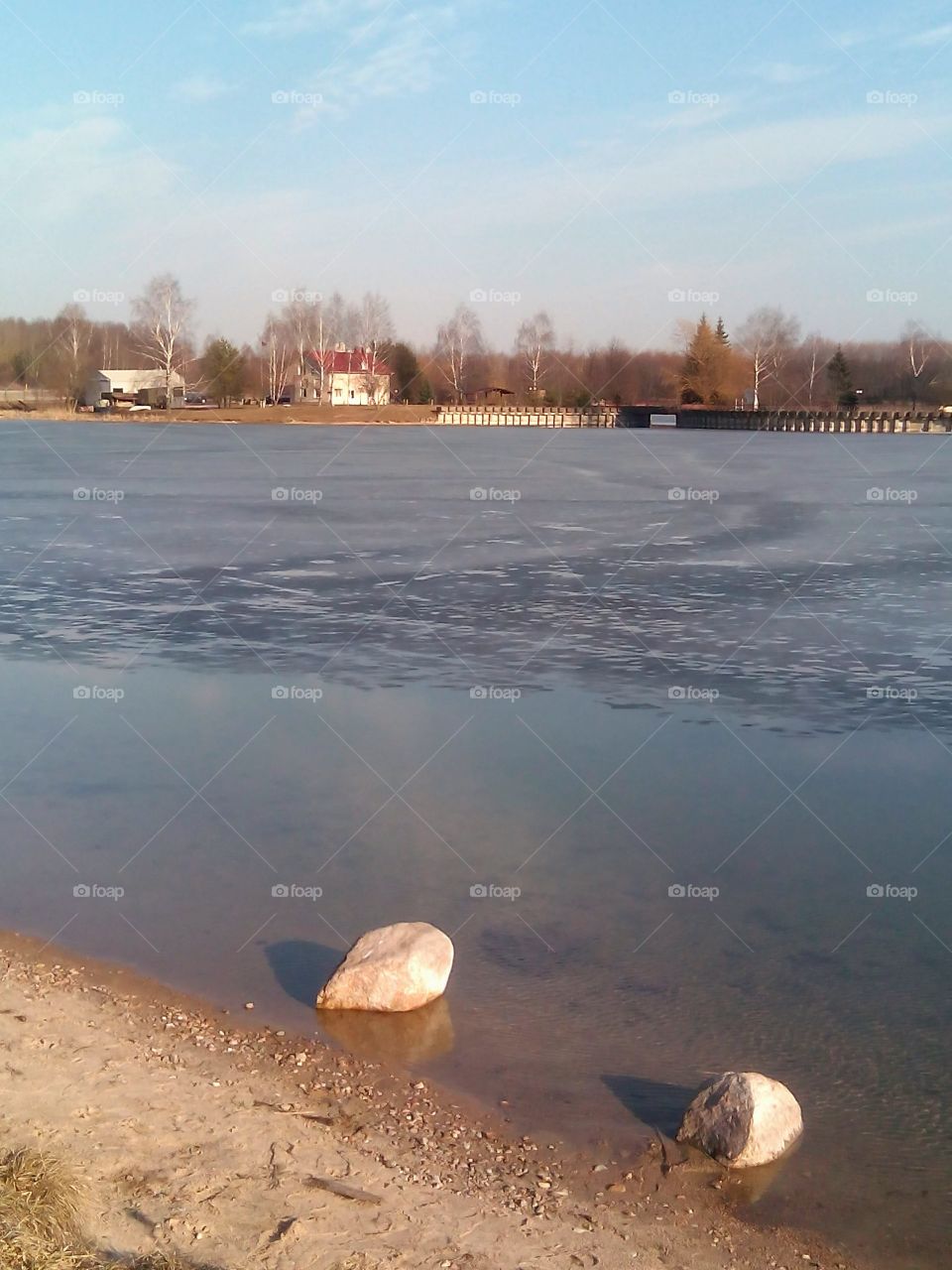 Water, No Person, Winter, Landscape, Beach