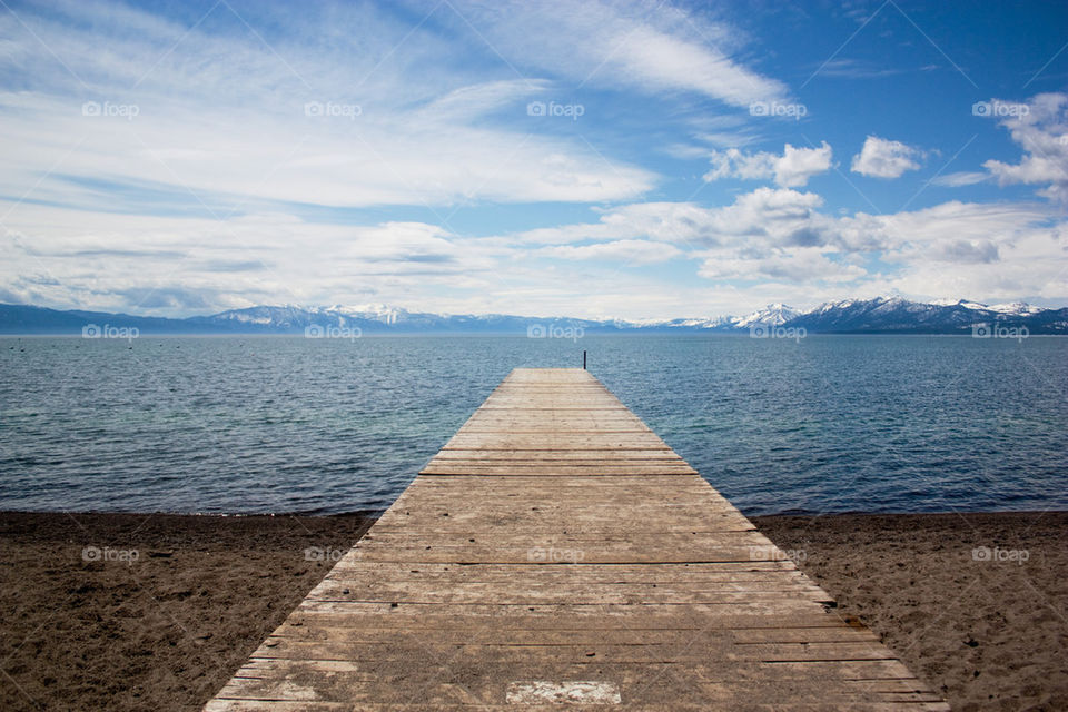 Dock at lake tahoe