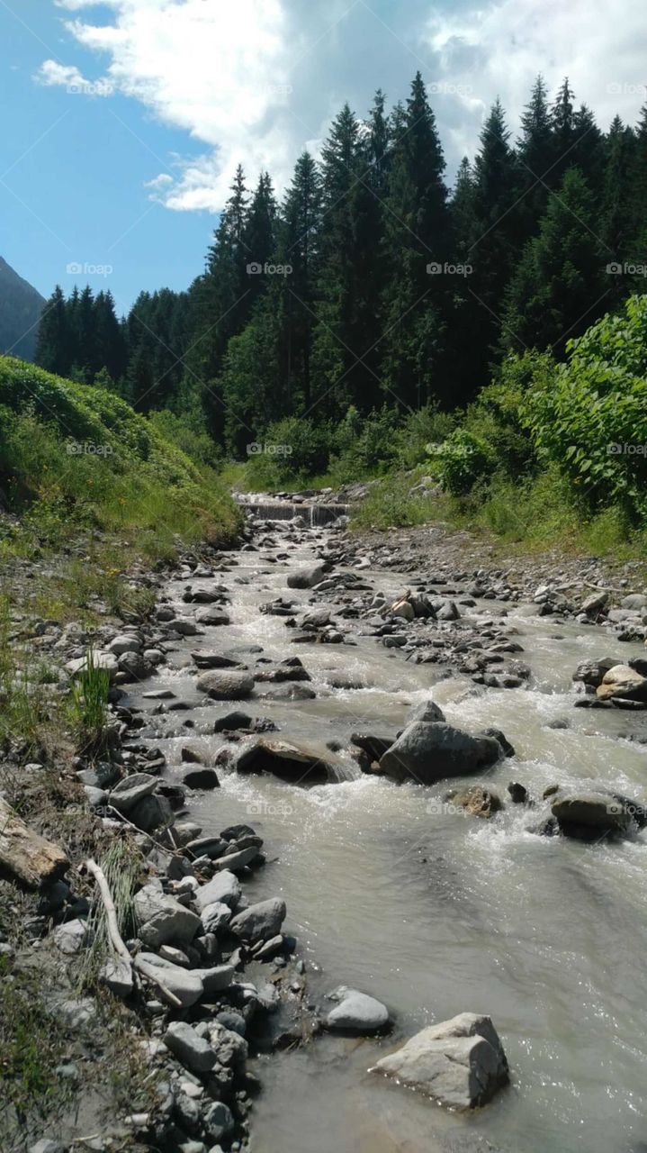 fluss Alpen