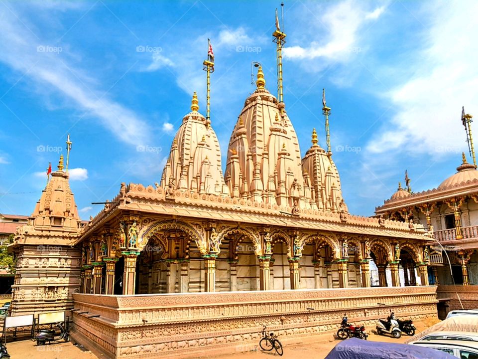 Kalupur Swaminarayan Mandir, a hindu temple in the old city of Ahmedabad - Gujarat State of India - Image
