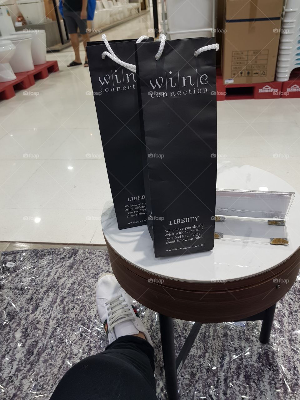 bag of wine connection