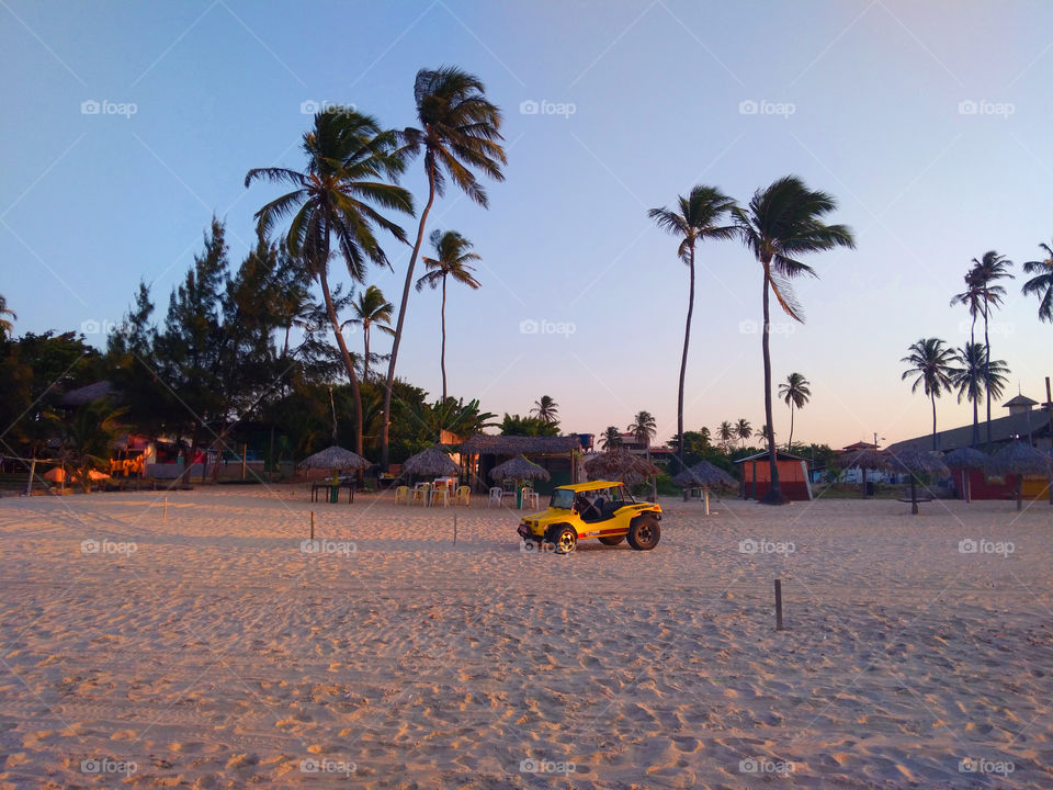 Late afternoon at the beach