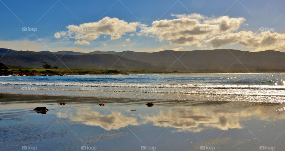 Beach reflections 