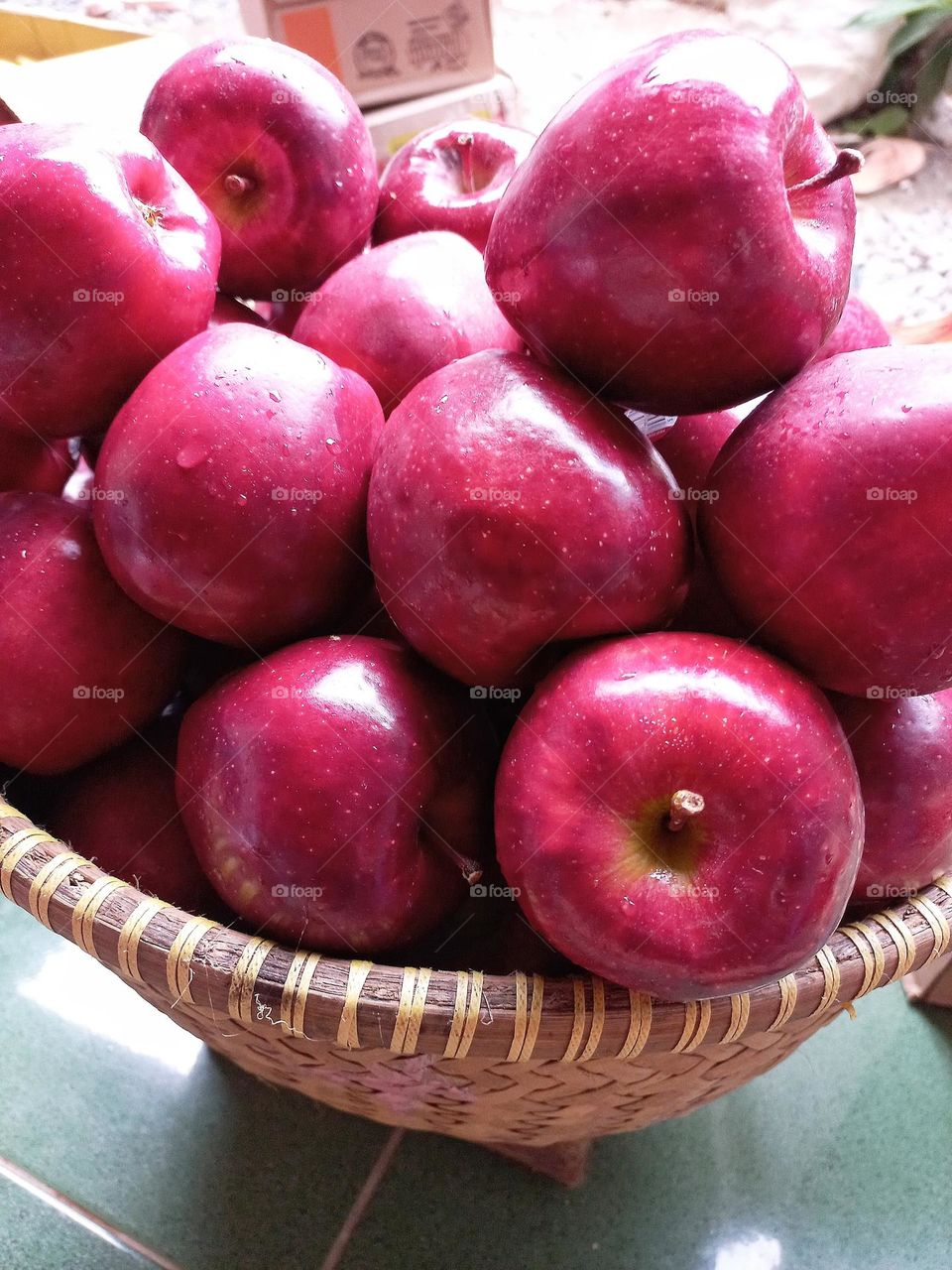 Apples at Boboko's place