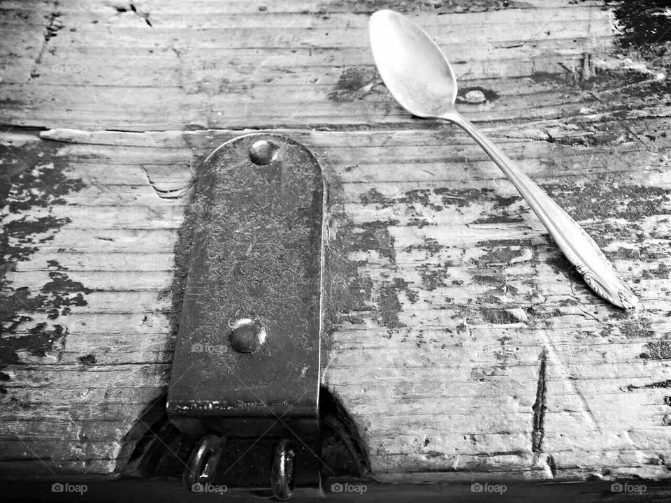 Old Crate and Spoon