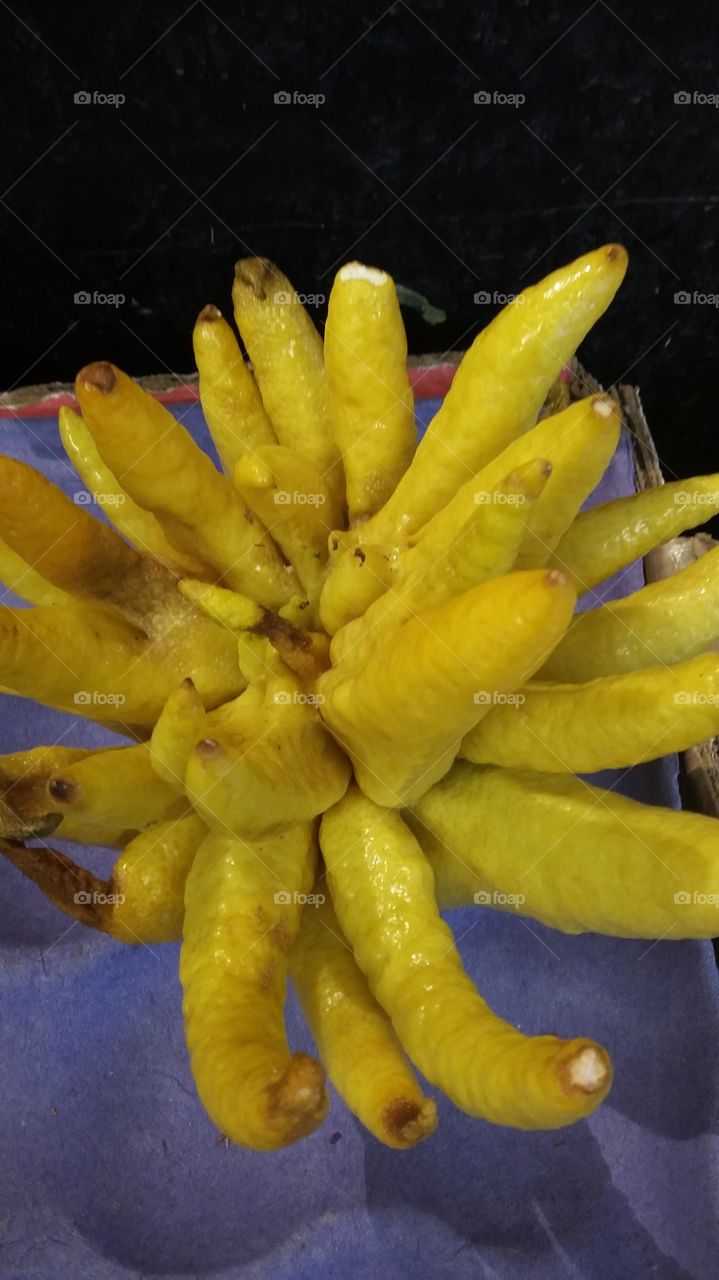 Banana Fingers Fruit Yellow