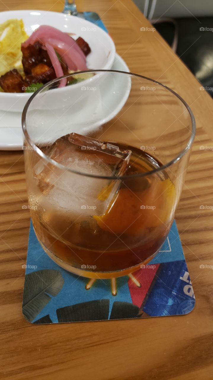 Smokey old fashioned
