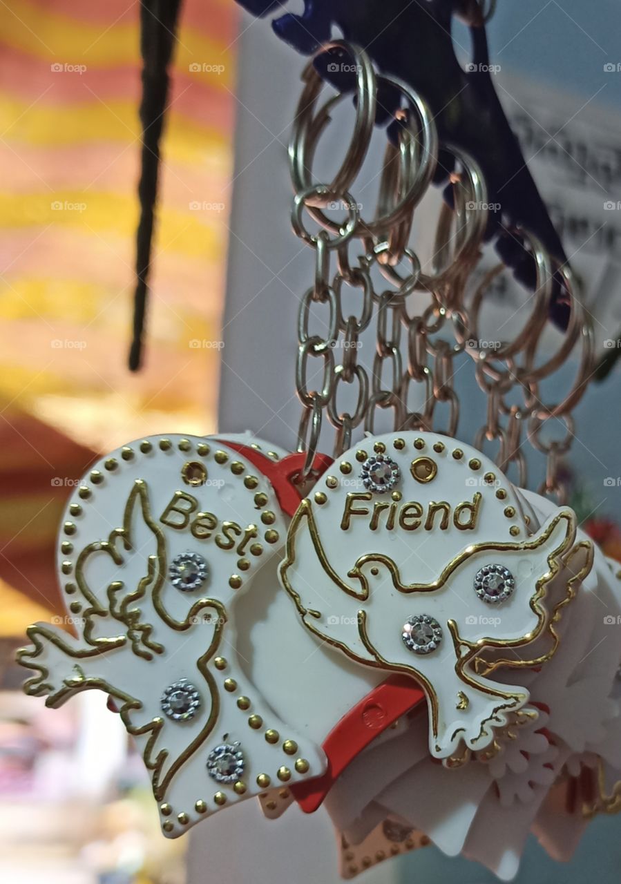 best friend keychain,