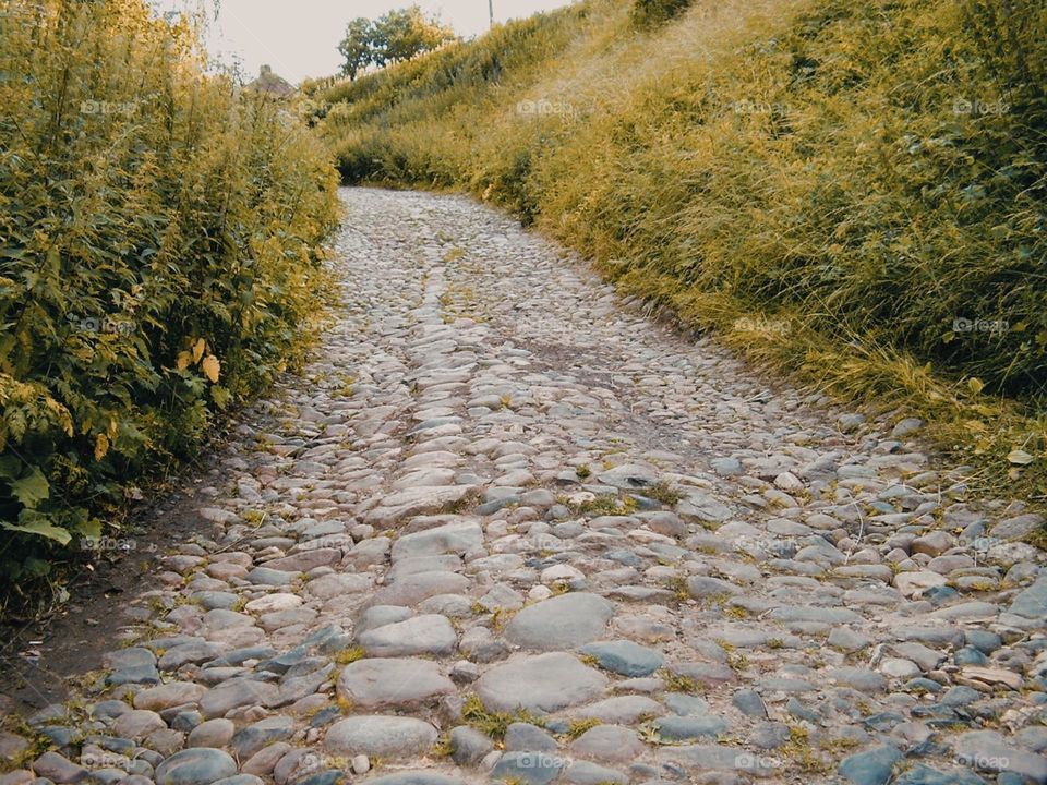 stone road