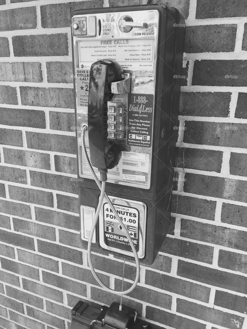 An old inoperable phone