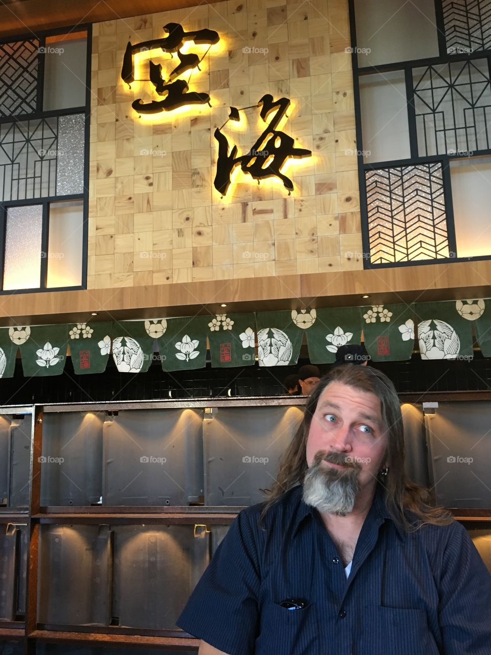 Close-up of a man expression