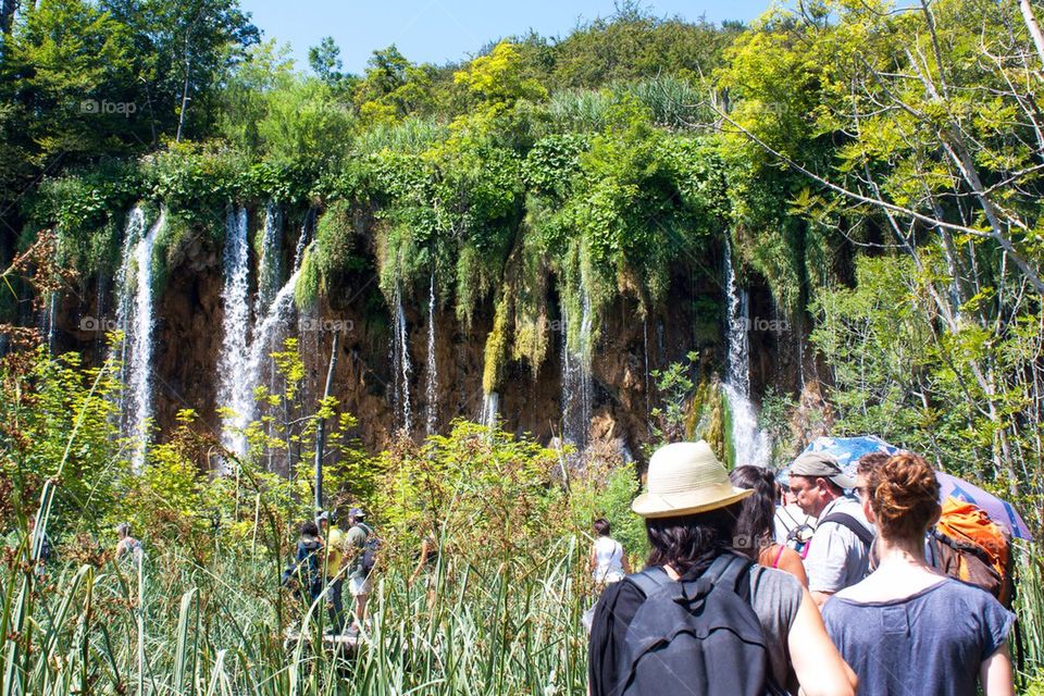 Tourists in croatia 