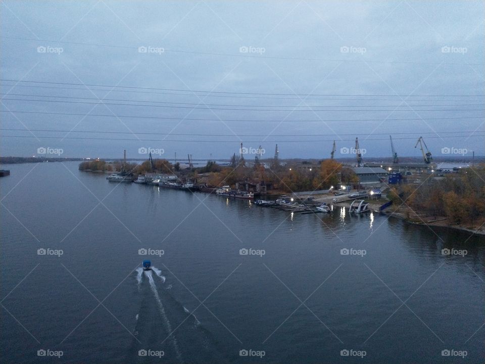 Стрелка рек Самары и Волги.