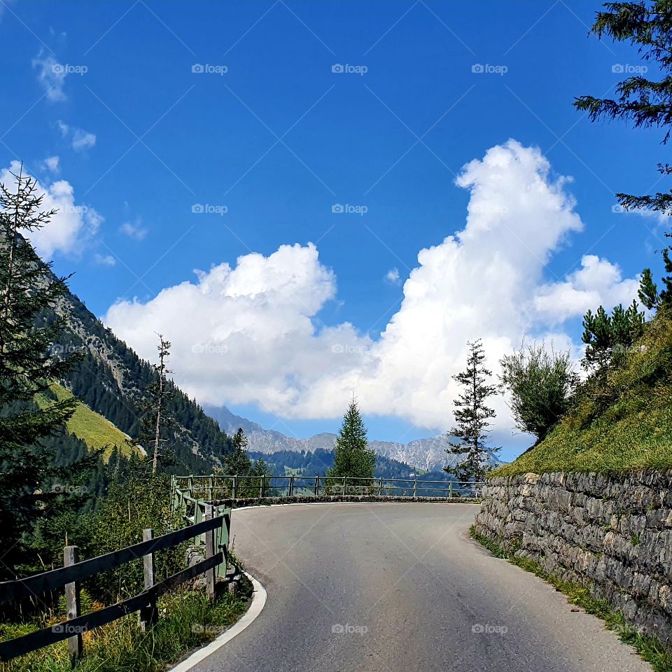 Up the mountains in Austria