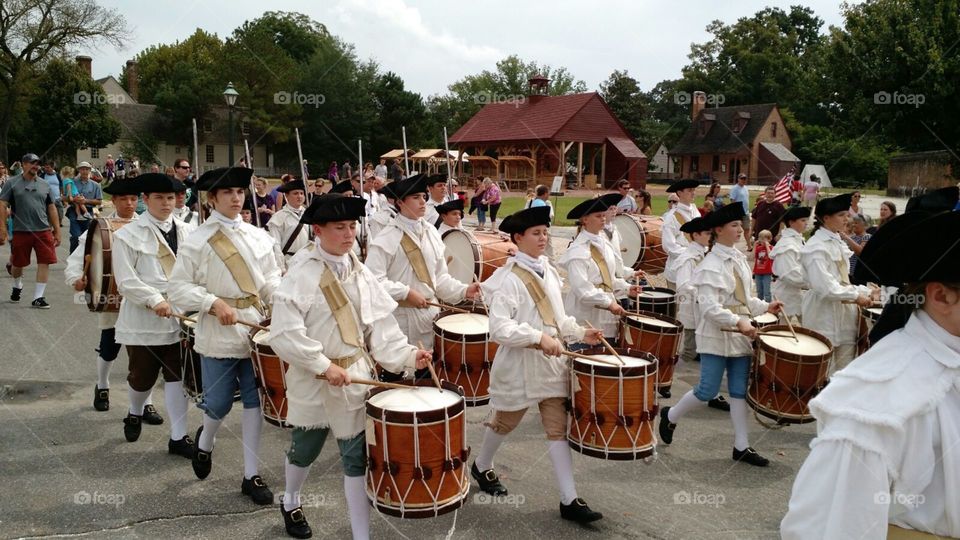 Fife and Drum. Colonial Williamsburg