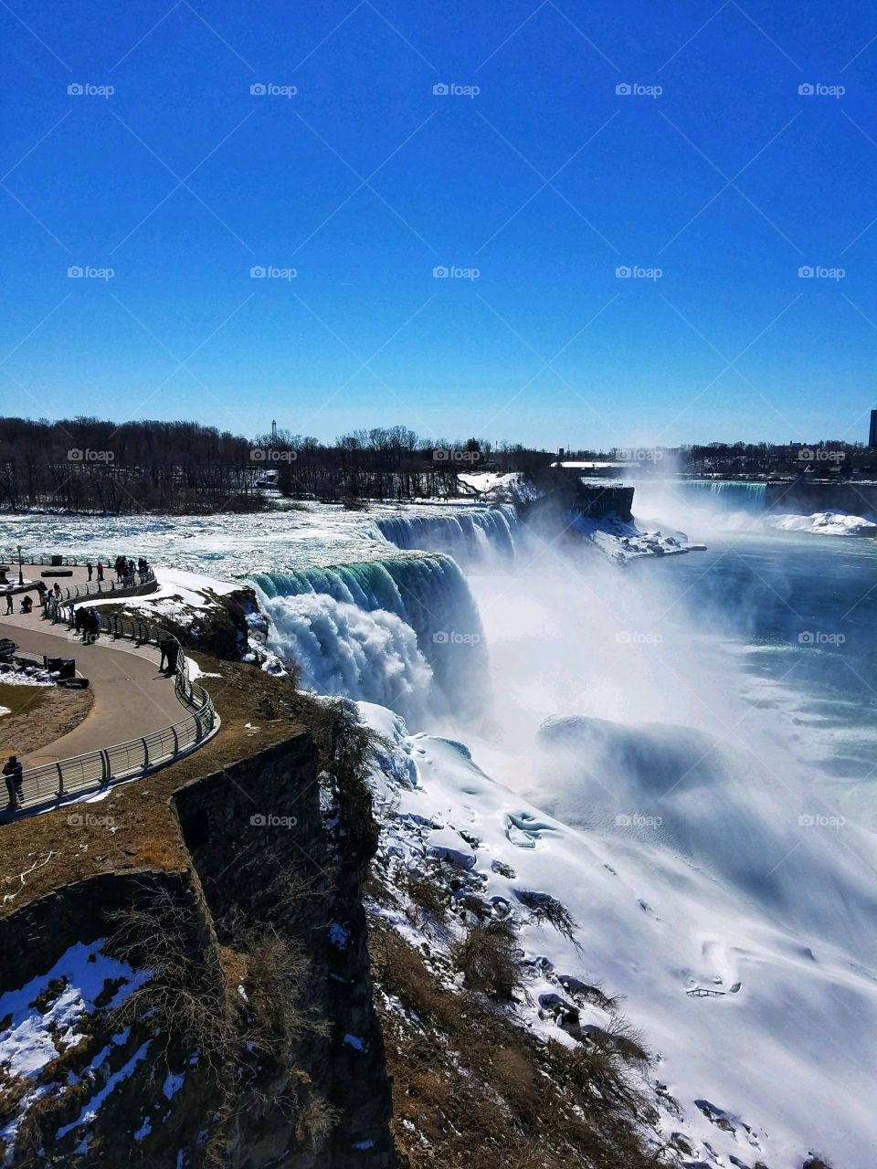 Niagara Falls early spring.