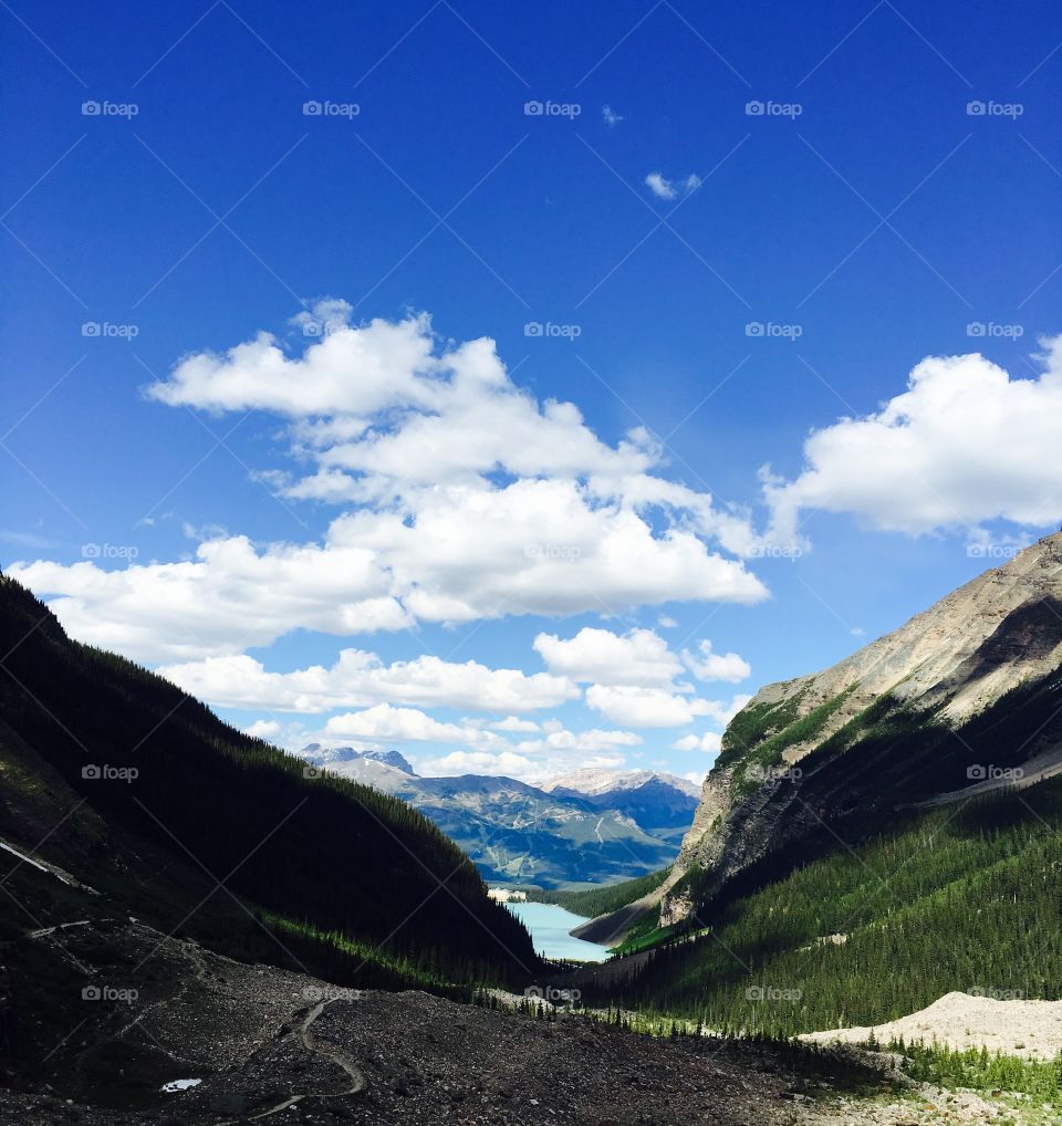Lake Louise from "The Plain of Six Glaciers" 