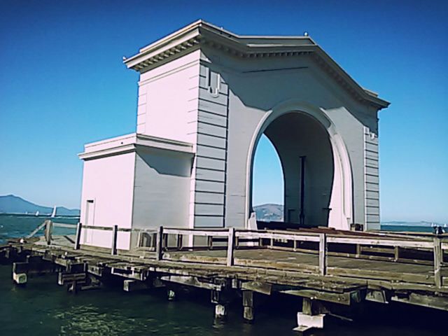 Pier. A visit to the city