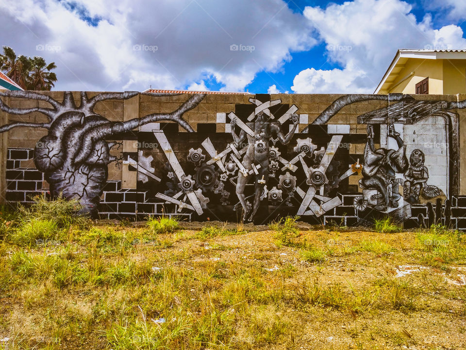 local art wall mural