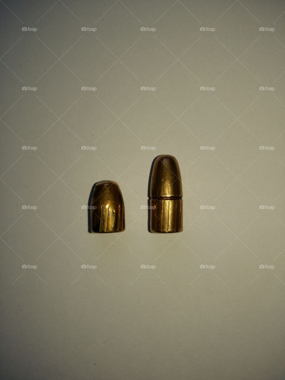 Bullets on white backgrounds