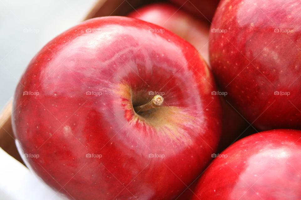 Close-up of red apple