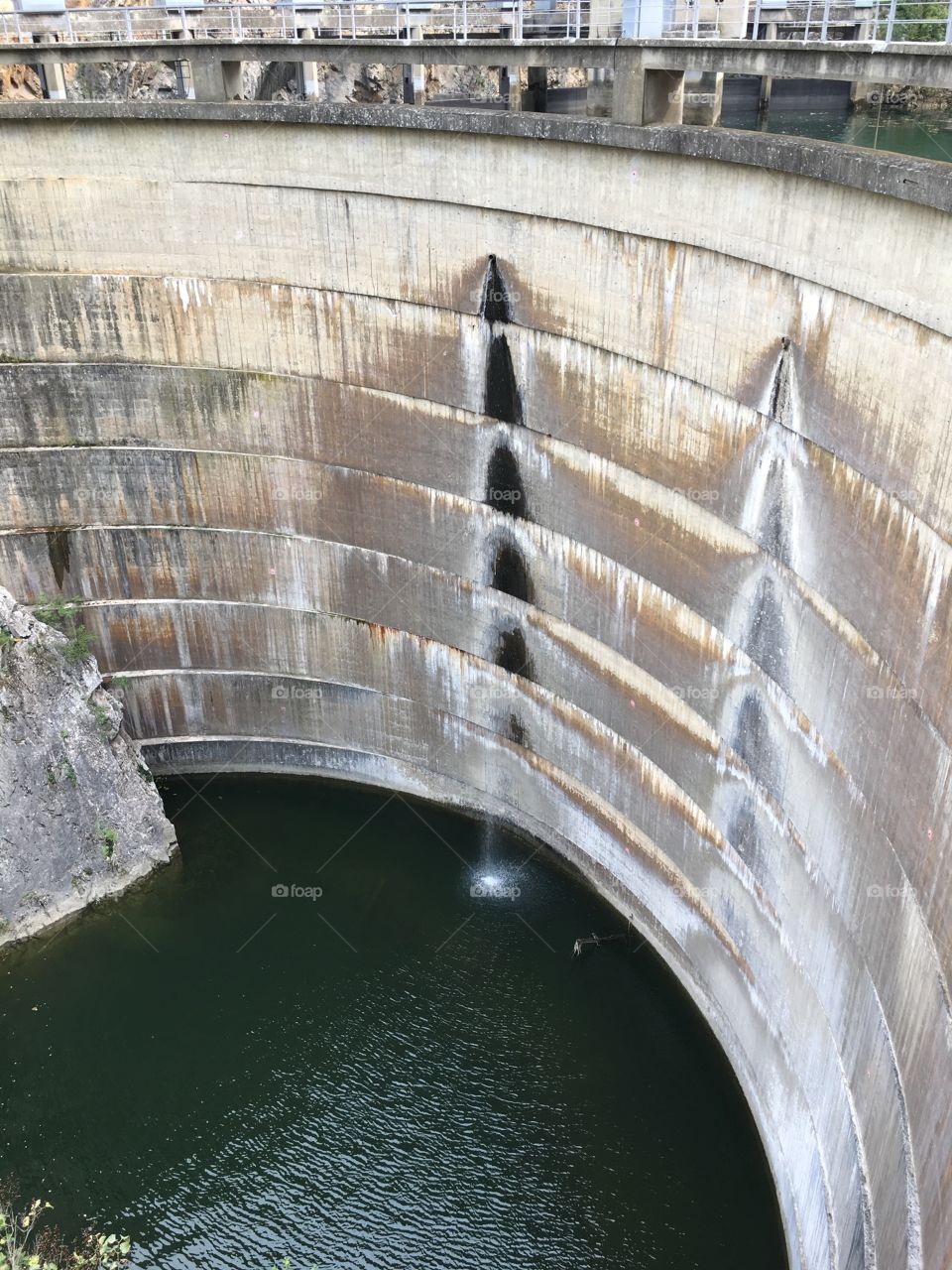 Dam on river