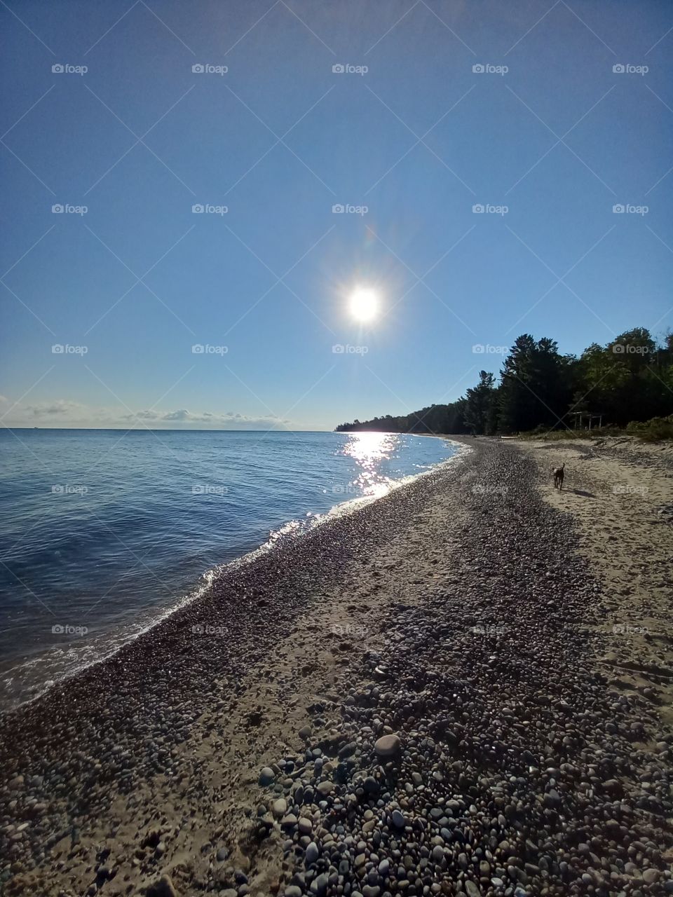 sunrise on Lake Huron in Northern Michigan