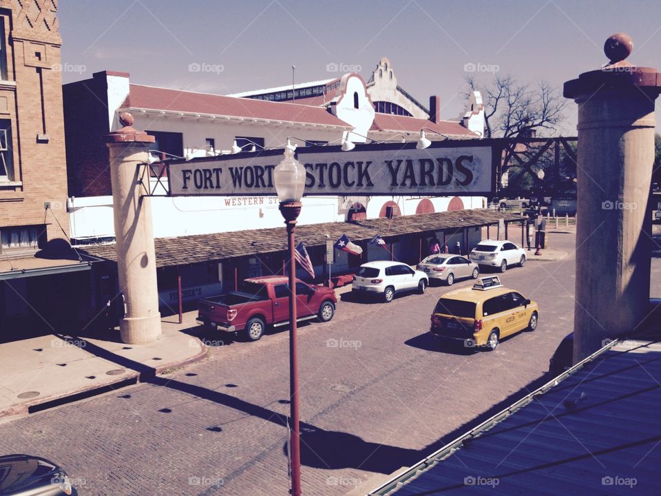 Fort Worth stock yards