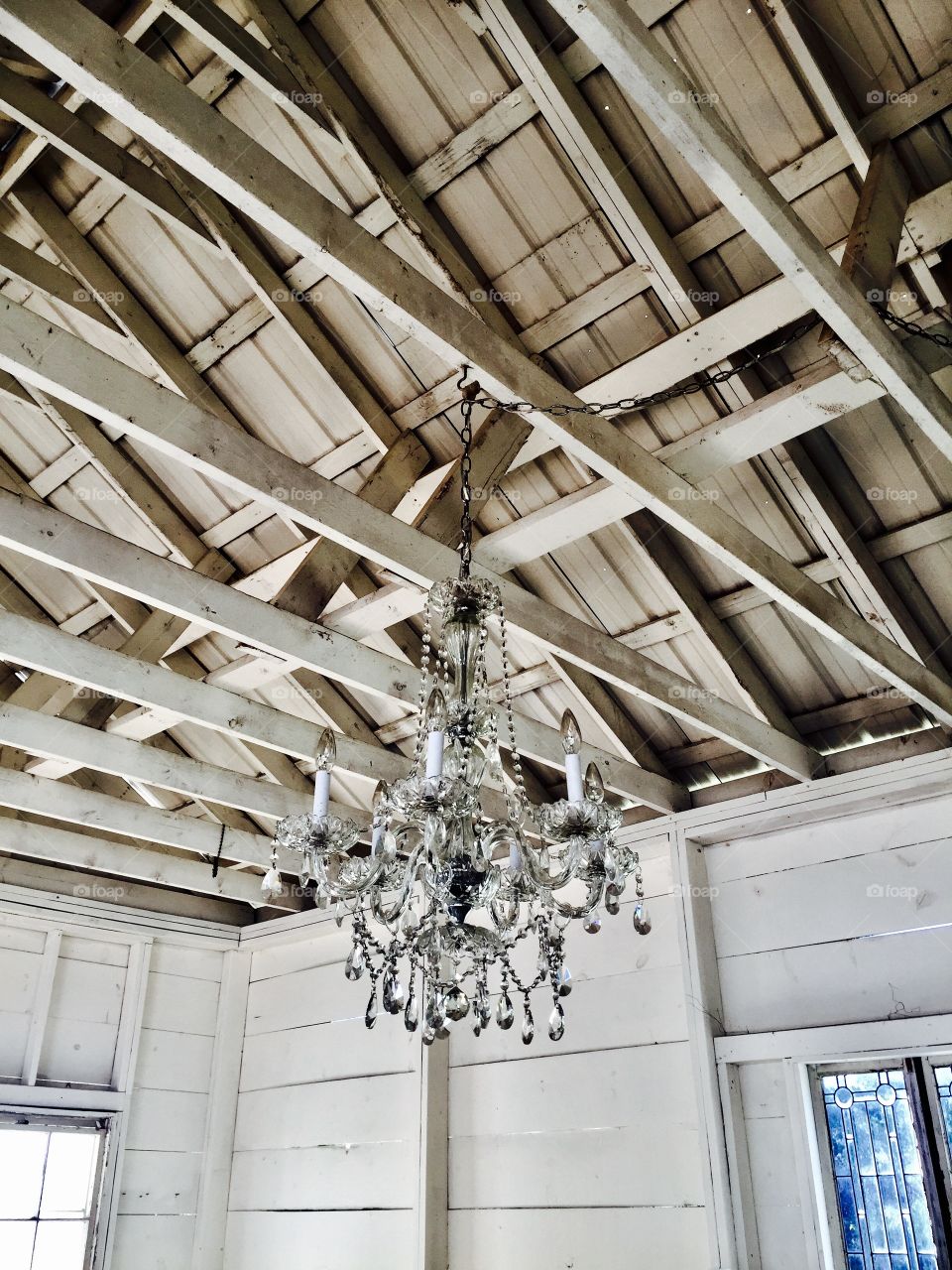 Rustic vintage chandelier 