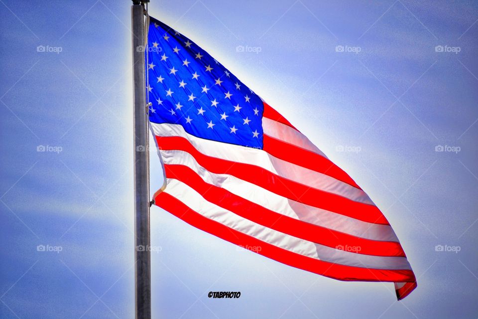 Flag, Patriotism, Wind, Stripe, No Person